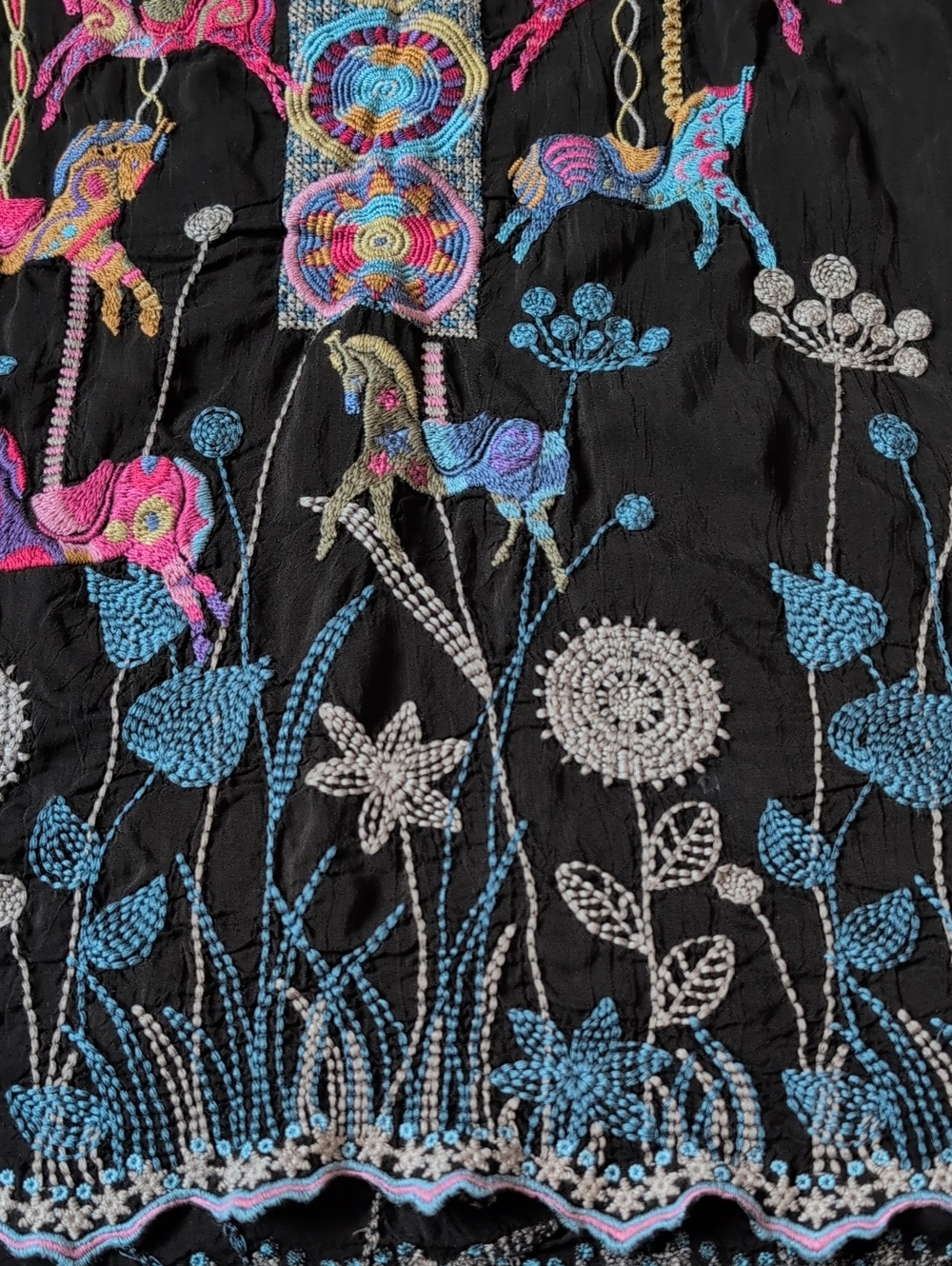 Johnny Was Carousel Embroidered Blouse - Picture 11 of 15